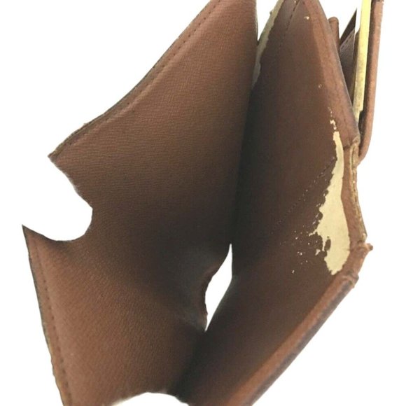 252121U Louis Vuitton Wallet Porte Monnaie Billets Viennois Brown Monogram - Picture 7 of 9